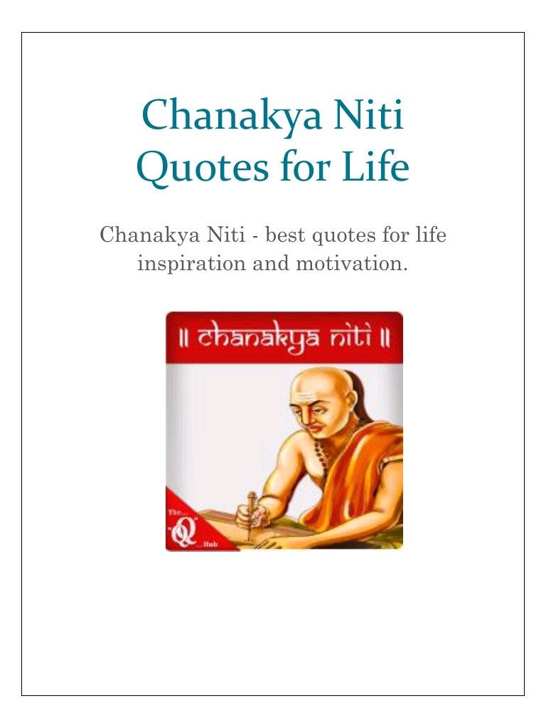 Chanakya Niti Pdf